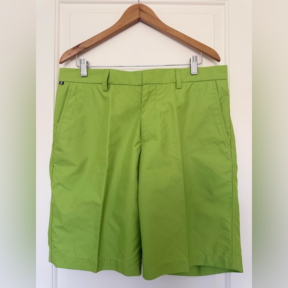 J. Lindeberg Other - J. Lindeberg Men's Golf Shorts Bright Green Flat Front Size 34 Athletic